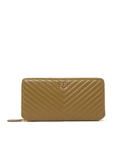 PINKO RYDER Portafoglio in pelle piantagione-antique gold - Portafogli Donna