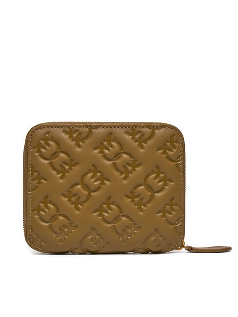PINKO TAYLOR Portafoglio in pelle zip around piantagione-antique gold - Portafogli Donna