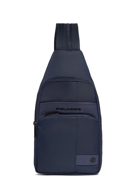 PIQUADRO WOLLEM Monospalla / Zaino porta iPad Mini blu - Tracolle Uomo