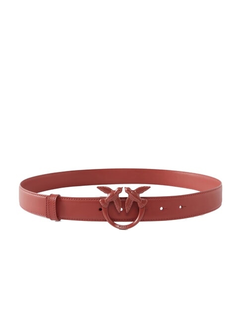 PINKO LOVE BERRY Cintura con fibbia colorata ocra rosso-block color - Cinture