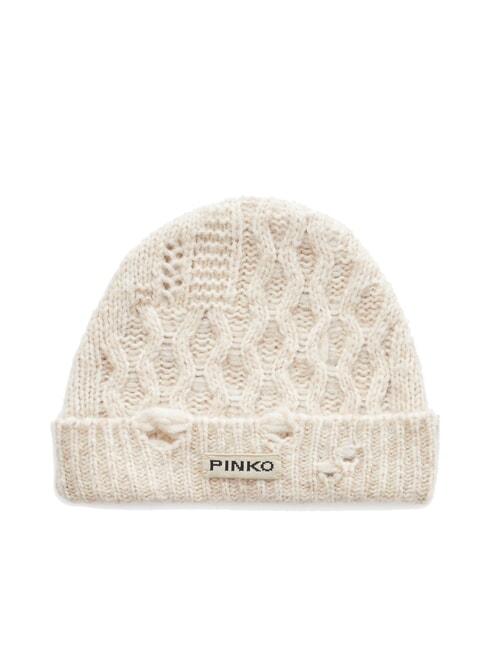 PINKO ESOTICO Berretto cuffia a trecce grigio - colomba - Cappelli