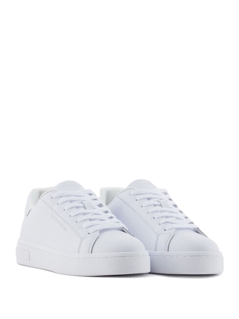 ARMANI EXCHANGE A|X Sneakers in pelle brilliant white - Scarpe Donna