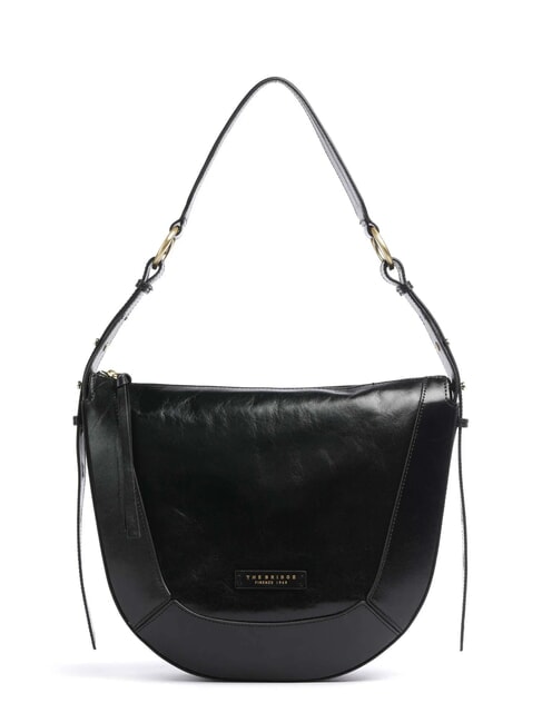 THE BRIDGE FEDORA Borsa a spalla in pelle Nero Oro - Borse Donna