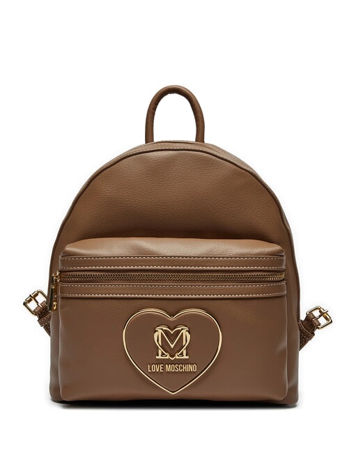 LOVE MOSCHINO GOLDEN HEART  Zainetto taupe - Borse Donna