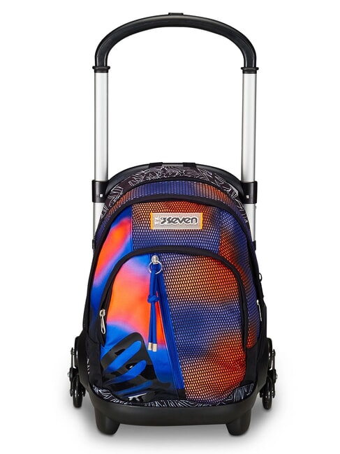 SEVEN FLEX SHADEFULL BOY Zaino trolley sganciabile, 3 ruote reflex blue - Zaini con carrello