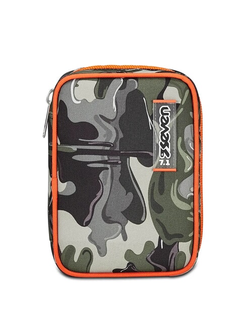 SEVEN SPEED PAD LIGHTVENTURE Astuccio completo di kit scuola bronze green - Astucci e Accessori