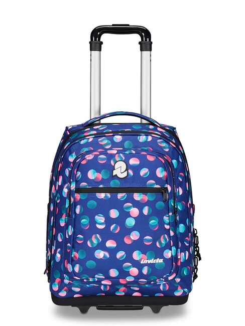 INVICTA BUMP FANTASY Zaino trolley 2 ruote candy pois - Zaini con carrello