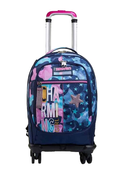 SEVEN JACK CHARMING GIRL Zaino trolley 4 ruote beachgreen - Zaini con carrello