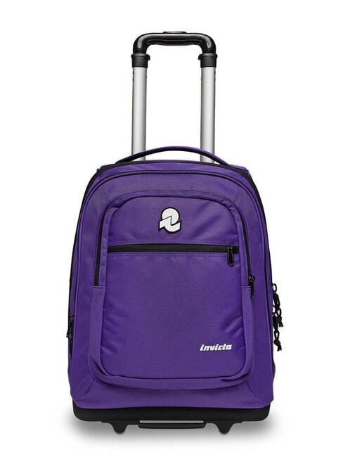 INVICTA BUMP PLAIN Zaino trolley 2 ruote rosa - Zaini con carrello