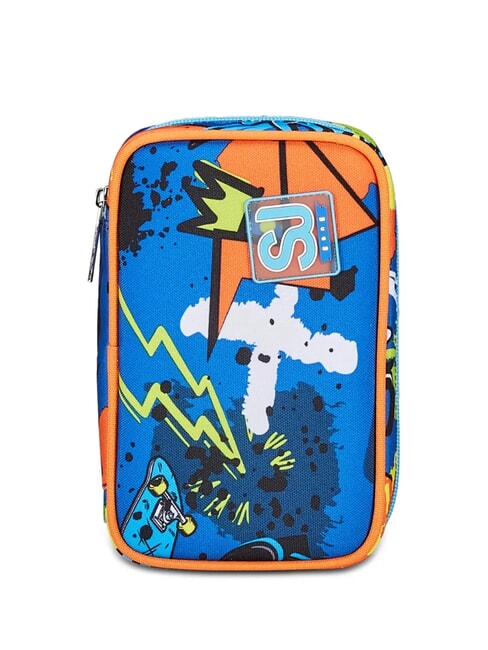 SJGANG TRICYLED BOY Astuccio completo di kit scuola red orange - Astucci e Accessori