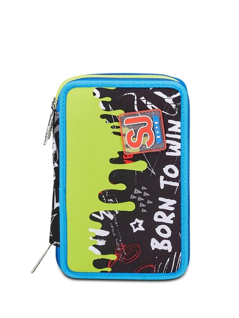 SJGANG BORN TO FUN BOY Astuccio completo di kit scuola Nero - Astucci e Accessori