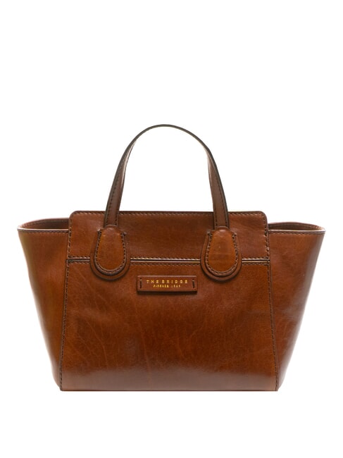 THE BRIDGE ELETTRA Borsa a mano in pelle con tracolla MARRONE - Borse Donna
