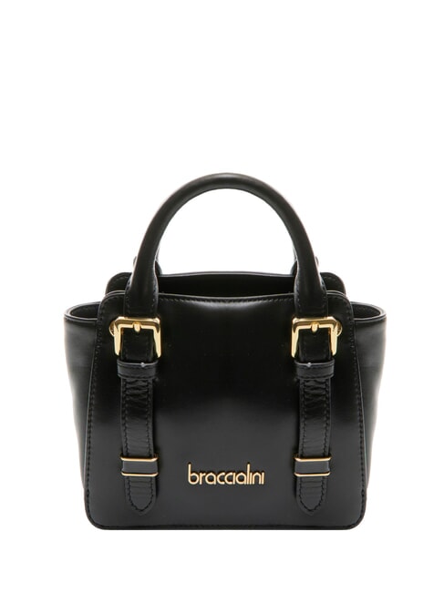 BRACCIALINI GRETA Borsa piccola in pelle a mano nero - Borse Donna