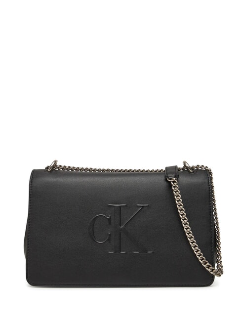 CALVIN KLEIN SCULPTED EW Borsetta a spalla / a tracolla na black - Borse Donna