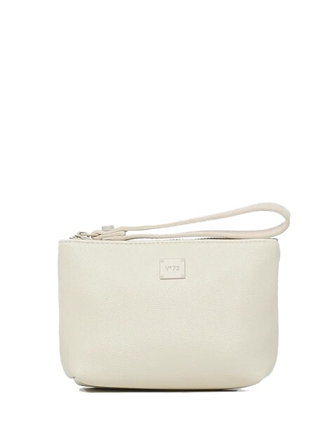 V73 MARIEL BIS Pochette bustina con polsierina ecru - Borse Donna