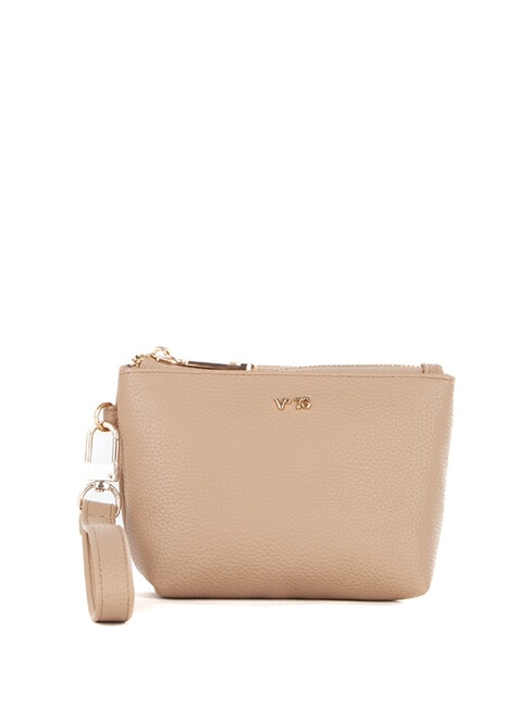 V73 VIVIENNE Pochette con polsierina beige - Borse Donna