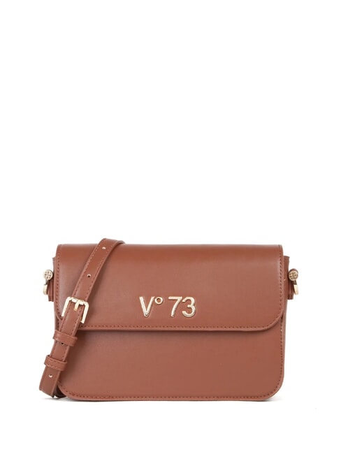 V73 BAMBOO BAG Borsa a tracolla con pattina cuoio - Borse Donna