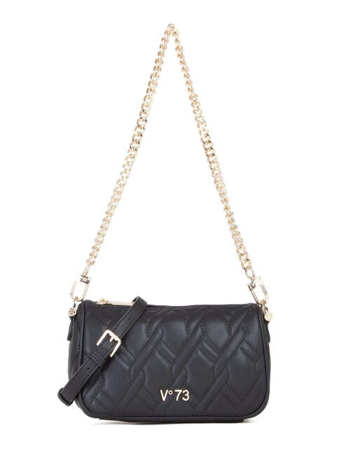 V73 MARGARET Borsa motivo trapuntato due funzioni nero - Borse Donna