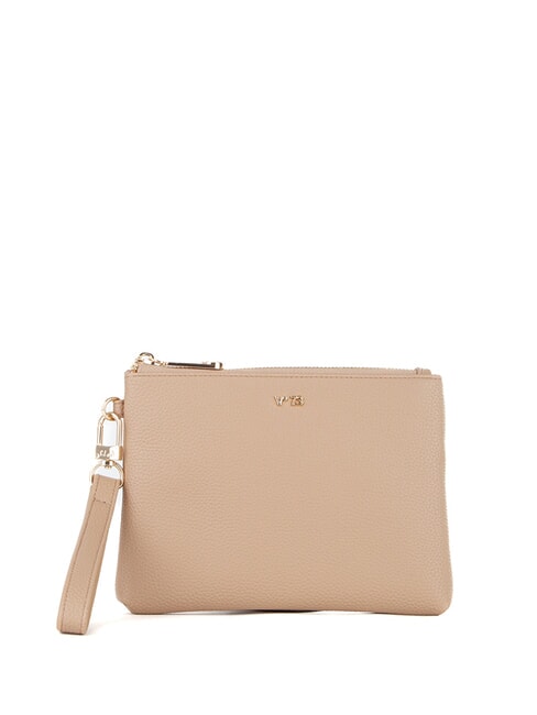 V73 VIVIENNE Bustina con polsierina beige - Borse Donna
