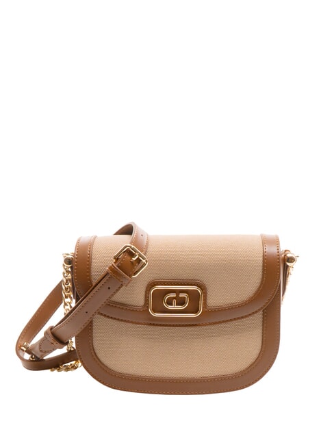 GAUDÌ DAKOTA Borsa mini a tracolla con flap tan - Borse Donna