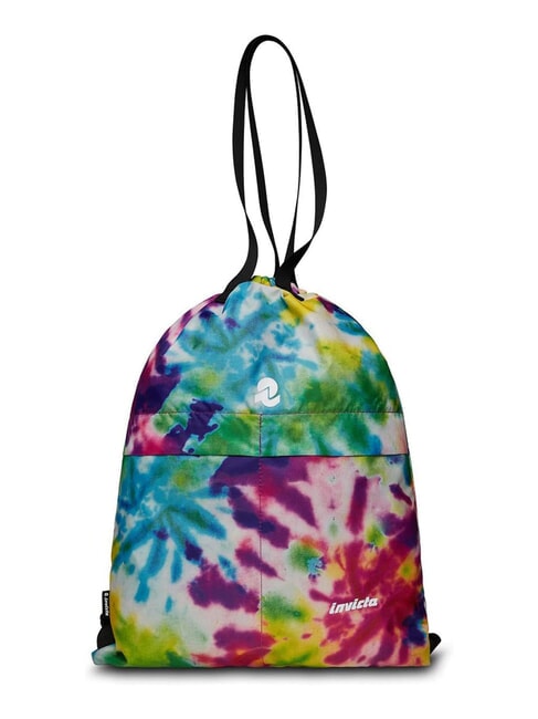 INVICTA SAKKY BAG Sacchetta scuola tie dye rainbow - Zaini Scuola & Tempo Libero