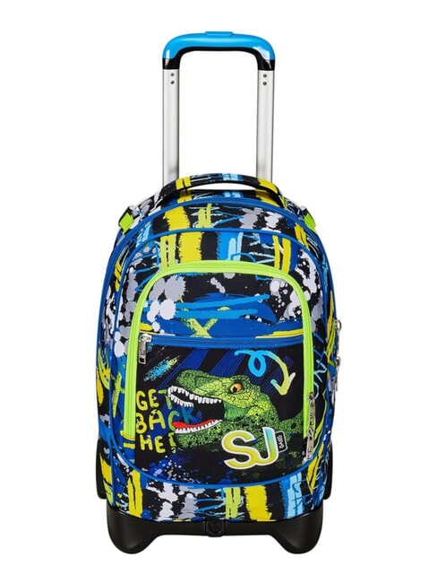SJGANG CUCCIOLI  NEW TECH GIRL Zaino trolley sganciabile, 2 ruote Nero - Zaini con carrello