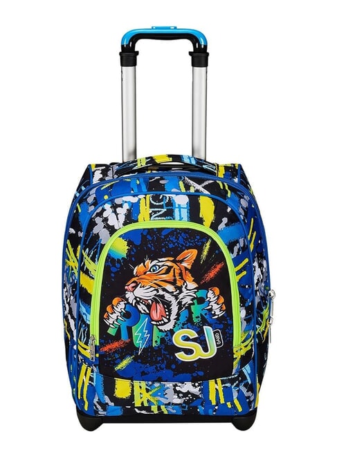 SJGANG CUCCIOLI BIG GIRL Zaino trolley fisso 2 ruote Nero - Zaini con carrello