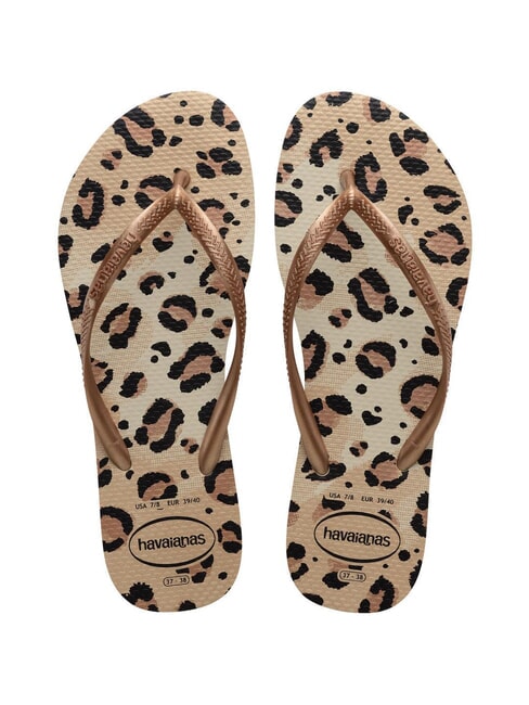 HAVAIANAS SLIM ANIMALS Infradito beige/beige - Scarpe Donna