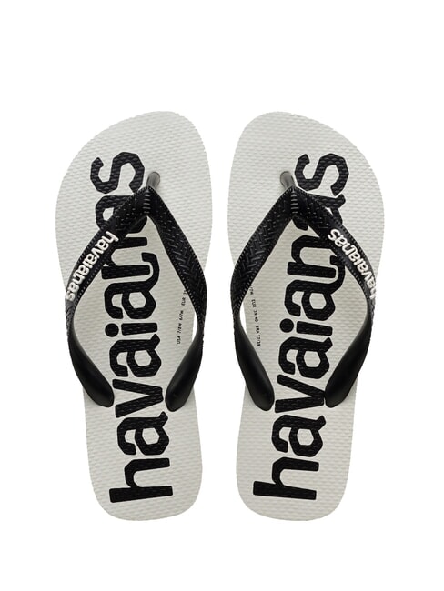 HAVAIANAS TOP LOGOMANIA 2 Infradito white / black / white - Scarpe Donna