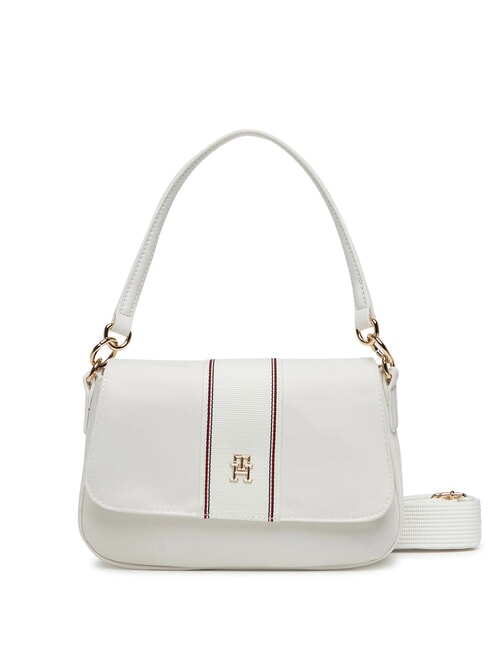 TOMMY HILFIGER POPPY Borsetta a mano, con tracolla ecru quilted - Borse Donna