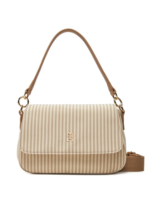 TOMMY HILFIGER POPPY SUMMER Borsa a spalla, con tracolla desert khaki melange - Borse Donna