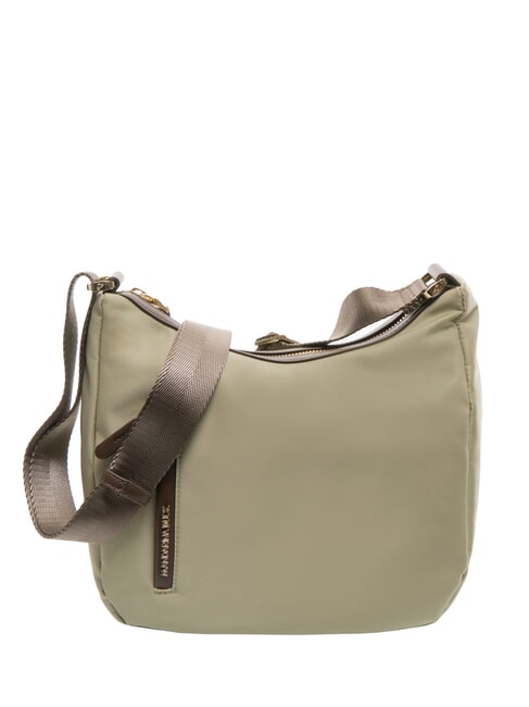 MANDARINA DUCK HUNTER Borsa hobo in nylon sage gray - Borse Donna