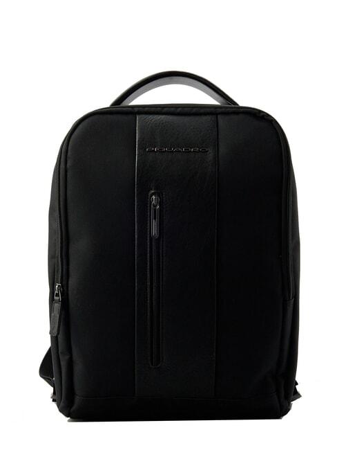 PIQUADRO BRIEF ECOLOGICA Zaino in tessuto riciclato, pc 15.6" Nero - Zaini da lavoro porta PC