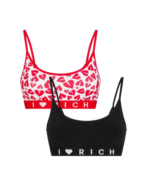 JOHN RICHMOND MARTIN 2 reggiseni a fascia wht/blk - Reggiseni Donna
