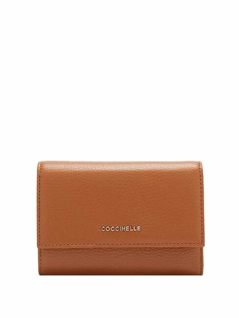 COCCINELLE METALLIC SOFT Mini Portafoglio in pelle CUIR - Portafogli Donna