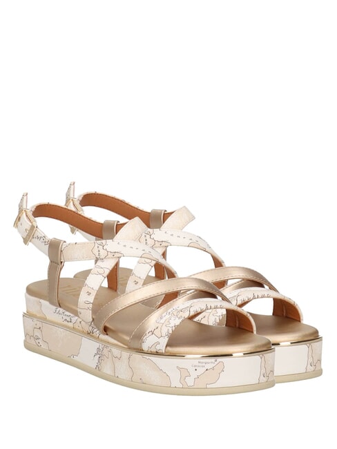 ALVIERO MARTINI PRIMA CLASSE GEO  Sandali geo latte/platino - Scarpe Donna