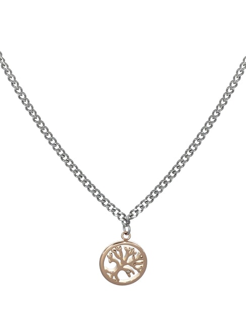 AMEN ACCIAIO Collana albero della vita acciaio/rose - Collane