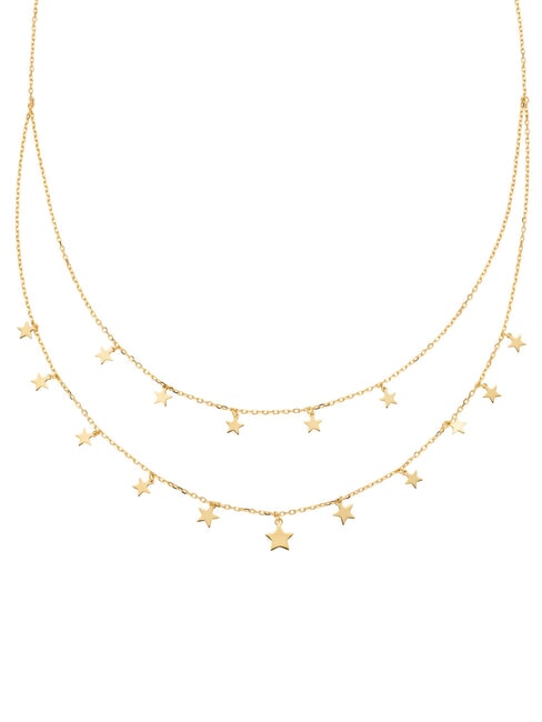 AMEN COCCOLE Collana in argento stelline oro - Collane