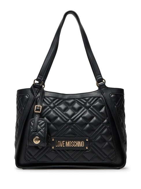 LOVE MOSCHINO QUILTED  Shopping Bag Nero - Borse Donna