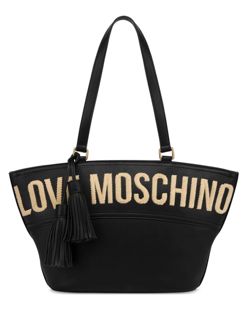 LOVE MOSCHINO NAPPE Shopping Bag Nero - Borse Donna