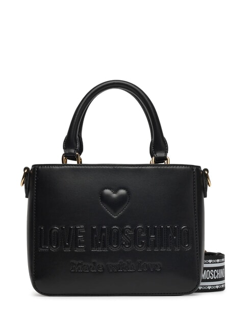 LOVE MOSCHINO MADE WITH LOVE Mini Bag a mano, con tracolla Nero - Borse Donna
