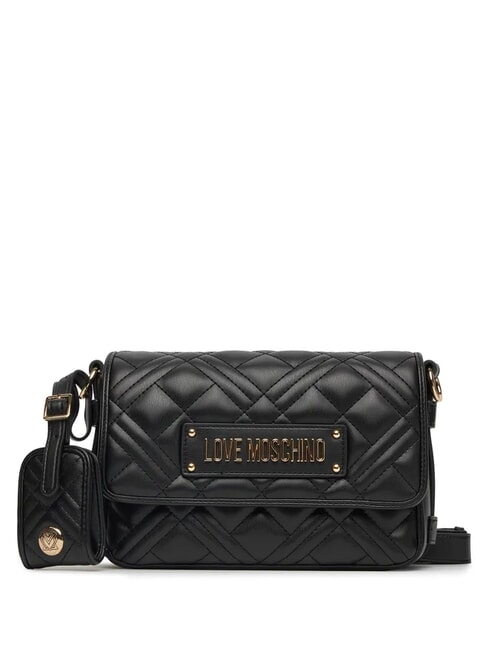 LOVE MOSCHINO QUILTED S Mini Bag a tracolla Nero - Borse Donna