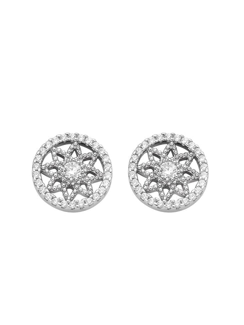 AMEN FIORE DELLA VITA Orecchini in argento con zirconi rodio - Orecchini