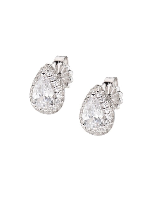 AMEN DIAMONDS Orecchini in argento a goccia rodio - Orecchini