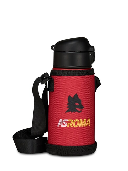 ROMA AS ROMA Borraccia termica 460 ml con portaborraccia Nero - Borracce termiche