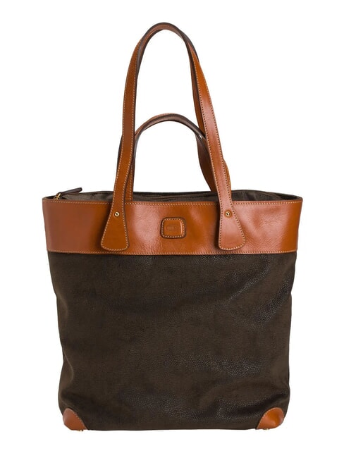 BRIC’S LIFE Shopper a mano / a spalla oliva tabacco - Borse Donna