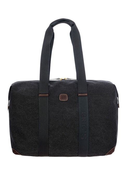 BRIC’S SORRENTO M Borsone medio in canvas Nero - Borsoni