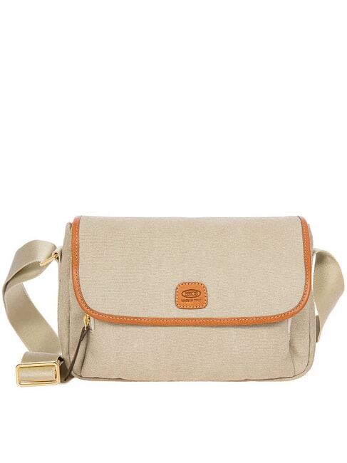 BRIC’S SORRENTO S Borsa piccola in tela con flap BEIGE - Borse Donna