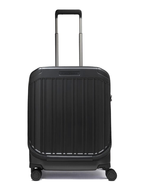 PIQUADRO PQ-LIGHT Trolley cabin con tasca porta pc 17.3" nero opaco - Bagagli a mano