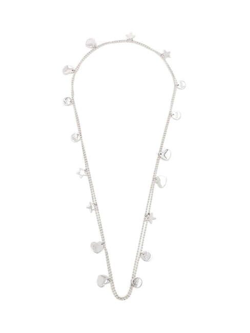 LIUJO MULTI CHARM Collana silver - Collane